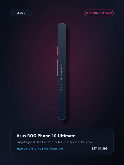 Asus ROG Phone 10 Ultimate side view